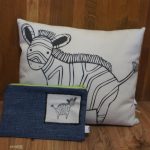 Zebra Kissen / handmade zebra cushion