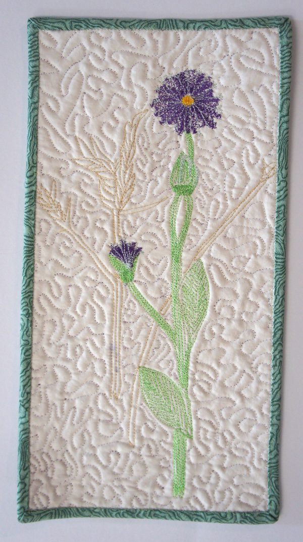 Wandbehang mit Distel – Bild 3