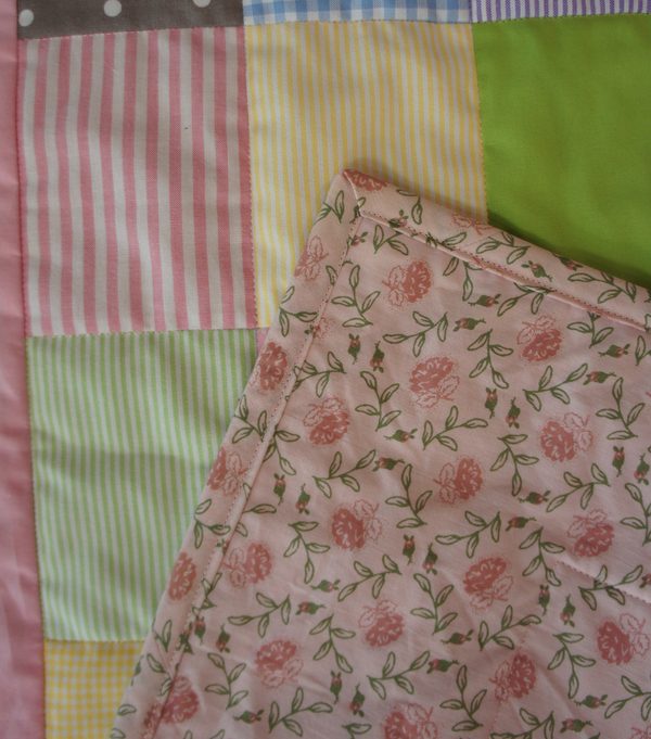 Baby Quilt Rosa - Patchworkdecke – Bild 2