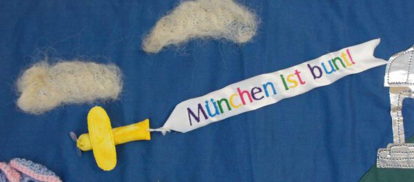 München ist bunt Wandbehang – Bild 2