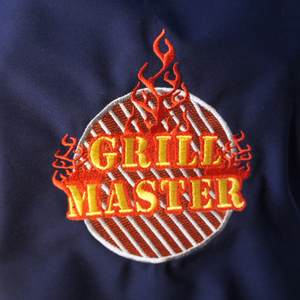 Grill Master Stickerei
