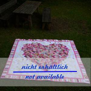 Heart Quilt 204 x 210 cm