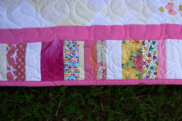 Pieces of my Heart Patchwork-Decke (Quilt) 204 x 210 cm – Bild 9