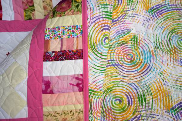 Pieces of my Heart Patchwork-Decke (Quilt) 204 x 210 cm – Bild 8