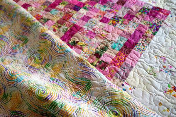 Pieces of my Heart Patchwork-Decke (Quilt) 204 x 210 cm – Bild 6