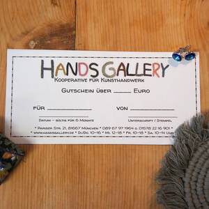 Gutschein für Hands Gallery