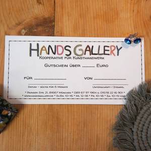 Gutschein für Hands Gallery
