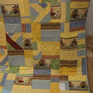 Raggedy Ann - abstrakt Quilt