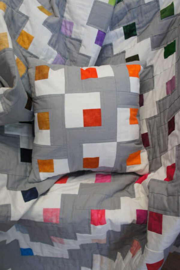 Patchwork-Kissen Moda Marbles – Bild 7