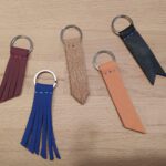 Schlüsselanhänger aus Leder