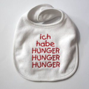 Lätzchen 'ich habe Hunger'