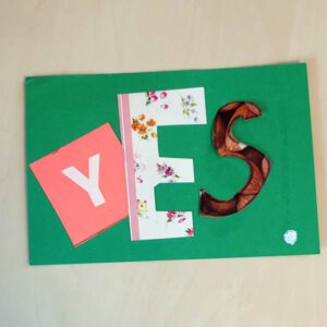 Yes. - T-Shirt Quilt als Geschenk