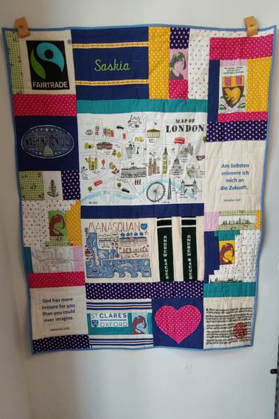 T-Shirt Quilt als Geschenk
