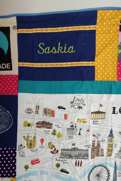 T-Shirt Quilt für Saskia