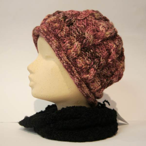 handgestrickte Mütze