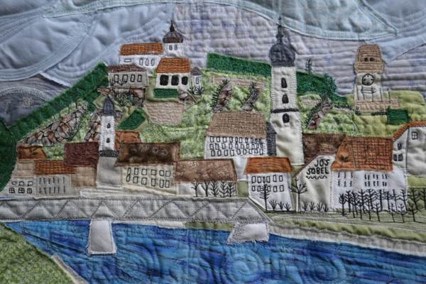 Textilebild von Graz