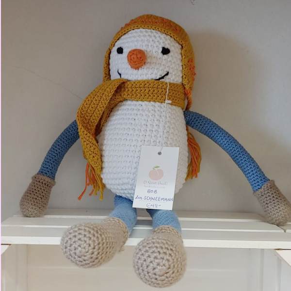 gehäkelte Schneemann gehäkelte Schneemann