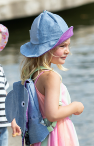 olefanten Kinderrücksack und Sonnenhut