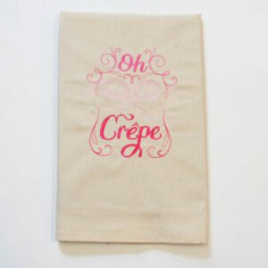 Geschirrtuch 'Oh Crepe' in pink