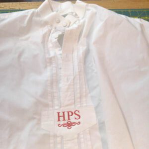 Trachtenhemd mit Stickerei - Monogramm
