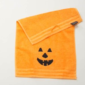 Halloween Jack-O-Lantern Gästehandtuch
