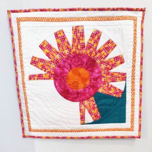 Cog Flower - Kissen und Wandbehang