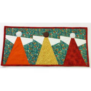 3 Engel zu Weihnachten - Wandbehang