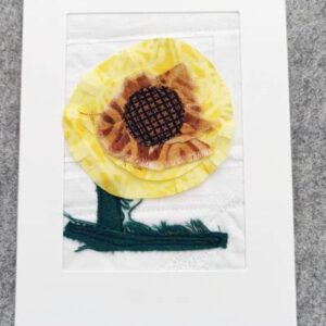 Sonneblume - Textilbild im Archivpasseportout
