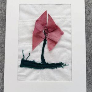 Drachenblume Textilbild klein