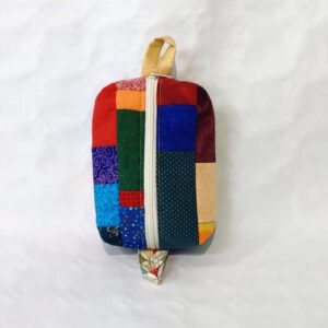 Patchwork Kosmetiktasche in Größe S