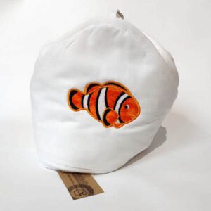 besticktes Kapuzentuch - Nemo-Fisch