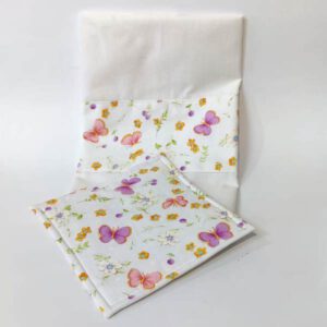 Geschenk-Set Schmetterlinge - Geschirrtuch & 1 Topflappen
