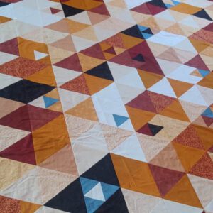 Quilt als Kundenauftrag - passend zum Teppich