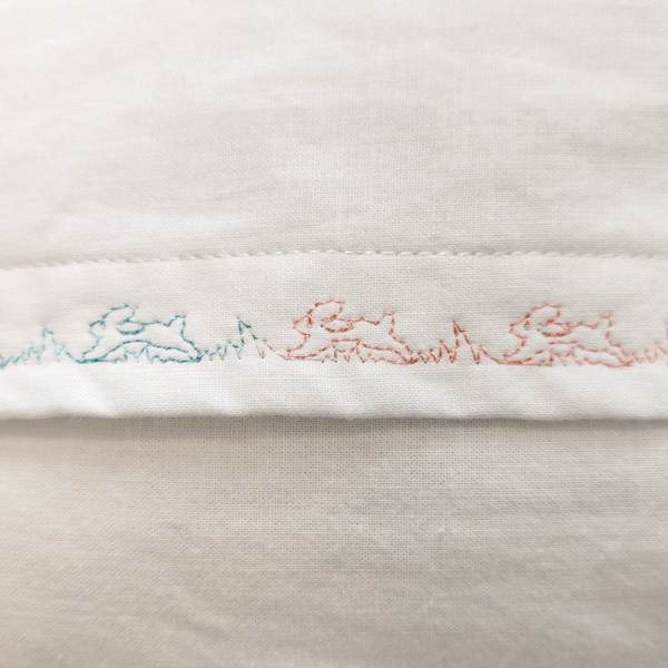 Detail Ansicht Patchwork Kissen