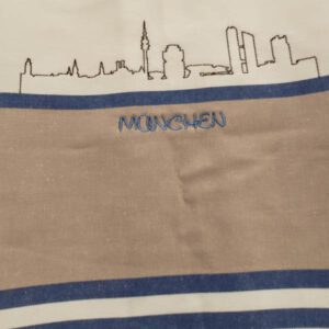 Geschirrtuch - Munich Skyline