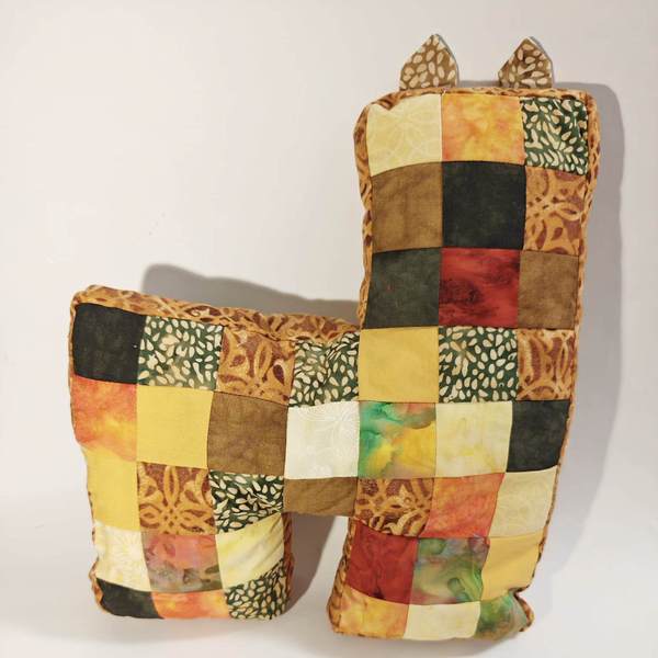 Rückseite - Patchwork Katze