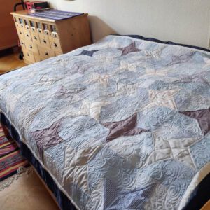 Friendship Star Erinnerungsdecke als Bettüberwurf